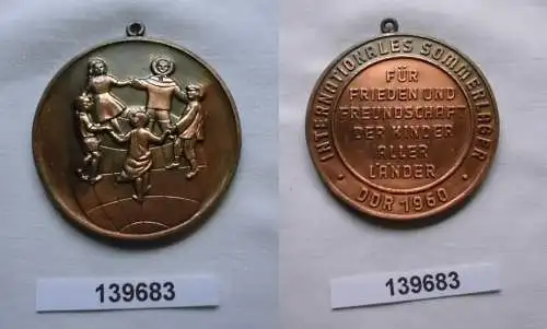 DDR Medaille Internationales Sommerlager 1960 - Für Frieden der Kinder (139683)