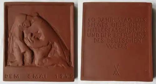 DDR Plakette 40. Jahrestag des Sieges über den Hitlerfaschismus 1985 (145089)
