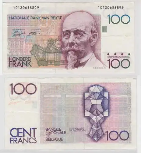 100 Franc Banknote Belgien Belgie 1978 Pick 142 (138163)