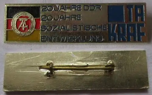 DDR Abzeichen 20 Jahre sozialistische Entwicklung TAKRAF 20 Jahre DDR (145208)