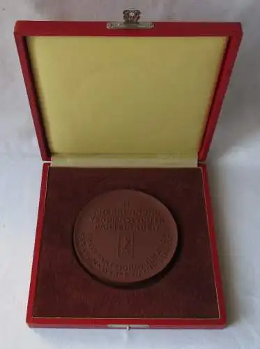 DDR Medaille Kreisparteiorganisation VEB Leuna-Werke Walter Ulbricht SED /127473