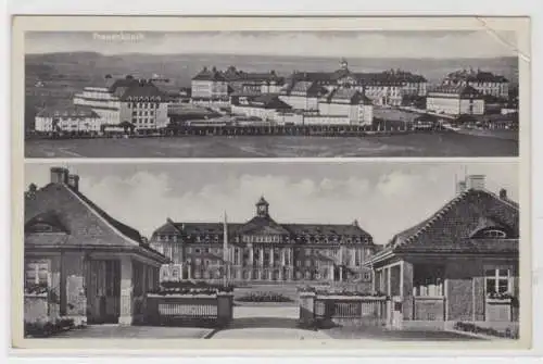 68490 Mehrbild Ak Zwickau in Sachsen - Heinrich Braun-Krankenhaus, Frauenklinik