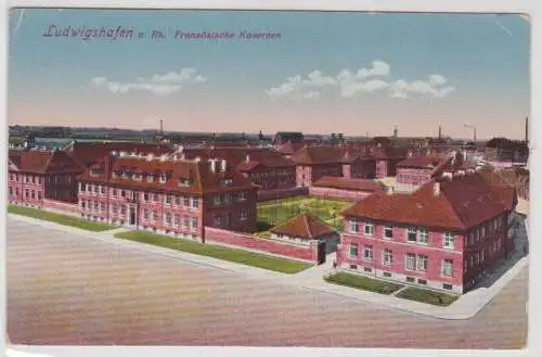 40943 Ak Ludwigshafen am Rhein französische Kasernen um 1910