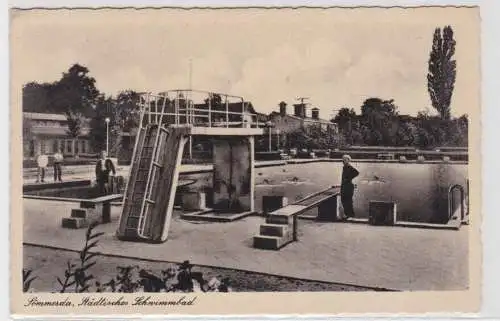 51429 Ak Sömmerda städtisches Schwimmbad um 1940