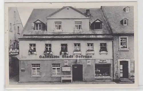 93269 Ak Gaststätte Stadt Gefrees 1938