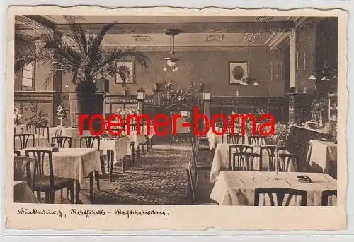 76469 Foto Ak Bückeburg Rathaus-Restaurant 1938