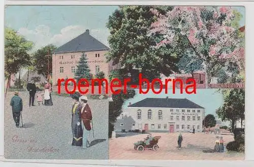 78040 Mehrbild Ak Gruß aus Deutschenbora Gasthof 1912