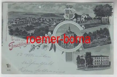 77949 Mehrbild Ak Gruss aus Treuchtlingen Bahnhofstrasse, Rathhaus usw. 1898