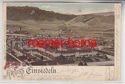 35434 Ak Lithografie Gruss aus Einsiedeln Schweiz 1902