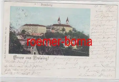 79088 Ak Gruss aus Freising! Domberg 1899