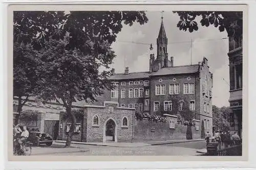 29107 Ak Bitterfeld Rathaus Südseite um 1940