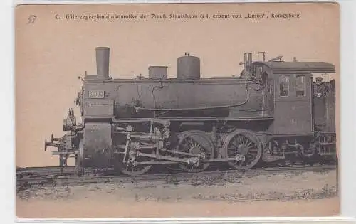 53695 Ak Güterzugverbundlokomotive der preußischen Staatsbahn G4 Königsberg