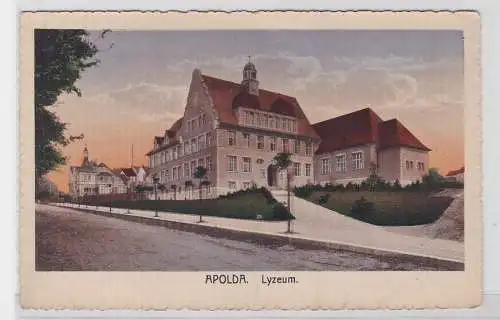 89637 Ak Apolda Lyzeum um 1930