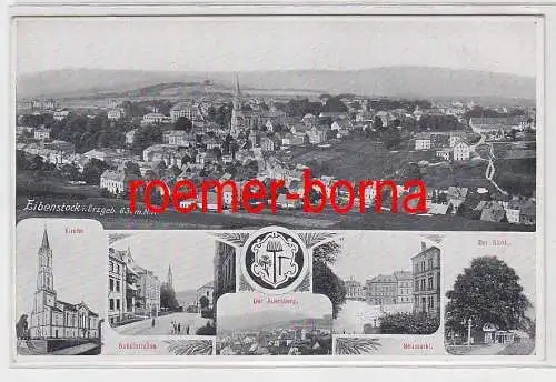 61048 Mehrbild Ak Eibenstock im Erzgebirge Schulstraße usw. um 1910