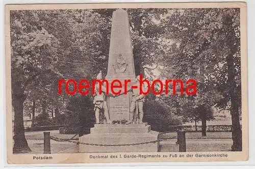 73914 Ak Potsdam Denkmal des I. Garde-Regiments an der Garnisonskirche 1928