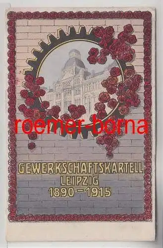 75137 Ak Gewerkschaftskartell Leipzig 1890-1915