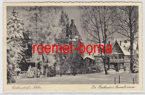 73516 Ak Görbersdorf in Schlesien Dr.Brehmers Sanatorium 1940