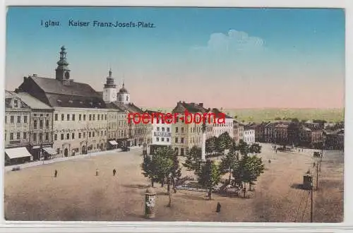 68659 Ak Iglau Jihlava Kaiser Franz Josef Platz um 1910