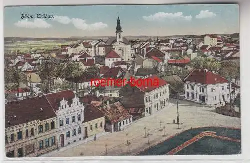 68350 Ak Böhmisch Trübau (Česká Třebová)  Totalansicht um 1910