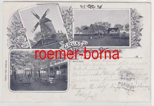 75926 Mehrbild Ak Gruss aus der Leutewitzer Windmühle Leutweitz-Cotta 1903