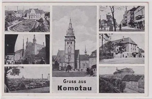 907382 Mehrbild Ak Gruss aus Komotau Chomutov 1942
