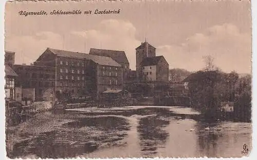 906836 Ak Rügenwalde Darlowo - Schlossmühle mit Lachsbrink 1915