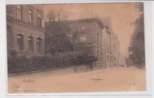 908526 Ak Eisleben - Partie in der Königstraße um 1900