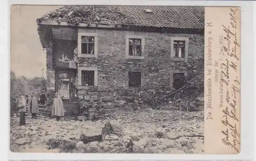 907931 Ak Wasserkatastrophe an der Mönchemühle bei Blankenburg a.H. 1905