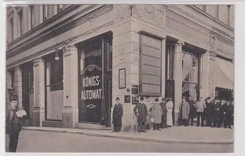 906792 Ak Gruß aus dem Königs-Automat Leipzig Königsplatz 1911