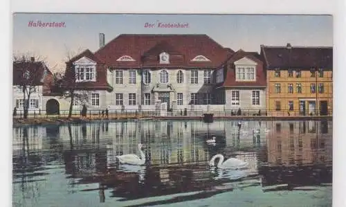 907500 Ak Halberstadt der Knabenhort um 1910