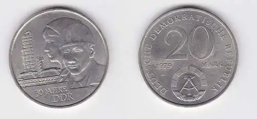 DDR Gedenk Münze 20 Mark 30.Jahrestag der DDR 1979 (147430)