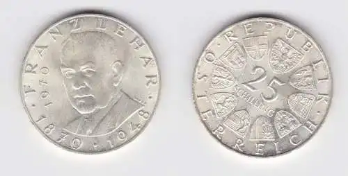 25 Schilling Silber Münze Österreich 1970 Franz Lehar 1870-1948 (154325)