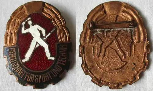 DDR Mehrkampfabzeichen der GST in Bronze 1960 - 1965 Bartel VII 387 (135094)