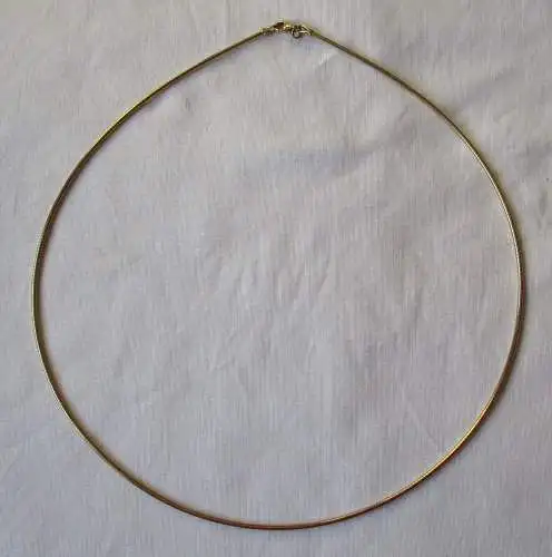 Elegante Damenhalskette Collier 375er Gold Länge 45 cm (160786)