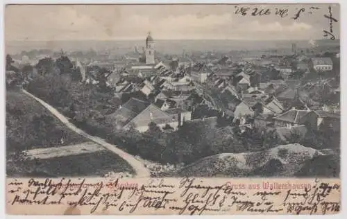 99402 Ak Gruß aus Waltershausen vom Ziegenberg 1900
