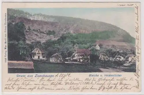 901552 Ak Gruß aus Zizenhausen - Bleiche und Heidenlöcher 1902