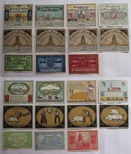 11 Banknoten Notgeld Kreis Diepholz 1921 (162621)