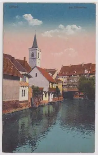92523 Ak Erfurt - Am Dämmchen um 1910