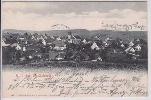 92314 Ak Gruss aus Waltenhausen - Totalansicht 1904