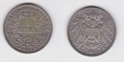 1 Reichsmark Silber Münze 1902 E ss (155520)