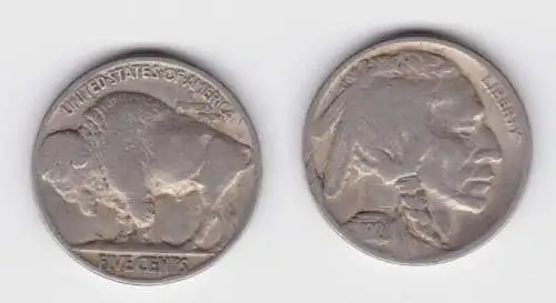 5 Cents Kupfer Nickel Münze USA 1920 (141806)