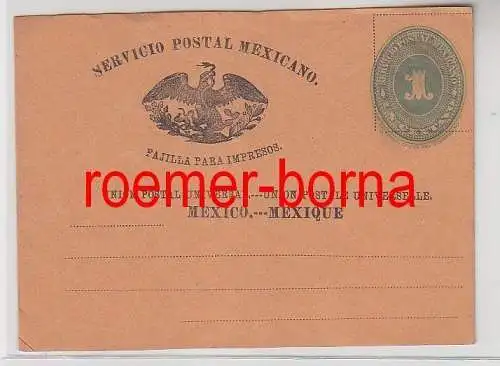 71826 seltener Ganzsachen Brief Mexiko 1 Centavo um 1900