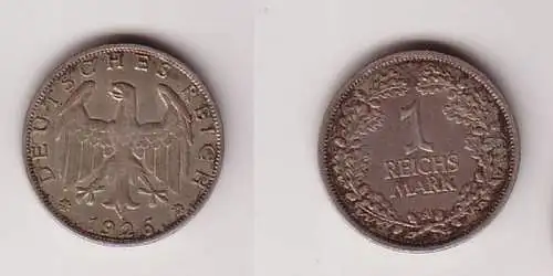 1 Reichsmark Silber Münze Weimarer Republik 1926 A (109516)