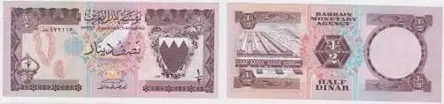 1/2 Dinar Banknote Bahrain bankfrisch UNC (129496)