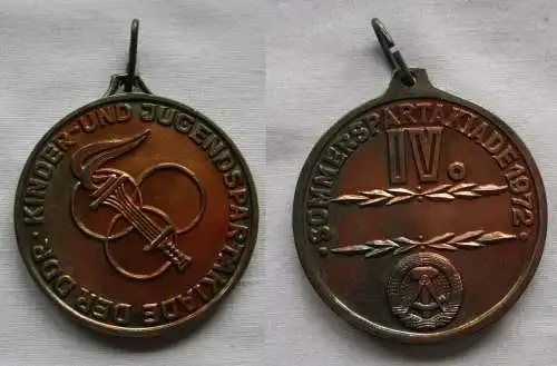 DDR Medaille IV.Kinder & Jugend Sommerspartakiade 1972 (142373)