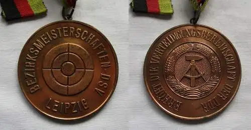 DDR Medaille Bezirksmeisterschaften DSV Schießen Leipzig Stufe Bronze (127788)