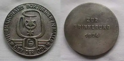 DDR Medaille Internationales Boxturnier in Halle DBV 1974 (145094)