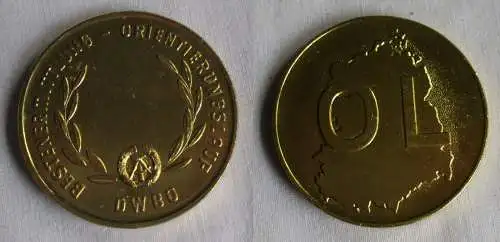 DDR Medaille Bestenermittlung Orientierungslauf DWBO Stufe Gold (144846)