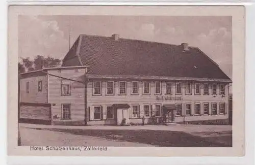 54594 Ak Blick auf das Hotel Schützenhaus Zellerfeld um 1920