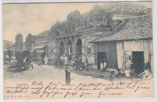 89313 Ak Colombo Sri Lanka - Hindoo Tempel Pettah 1905
